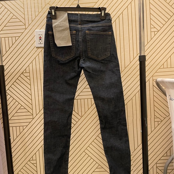 SOLD Everlane Mid Rise skinny jeans dark indigo 23 reg - Picture 3 of 4